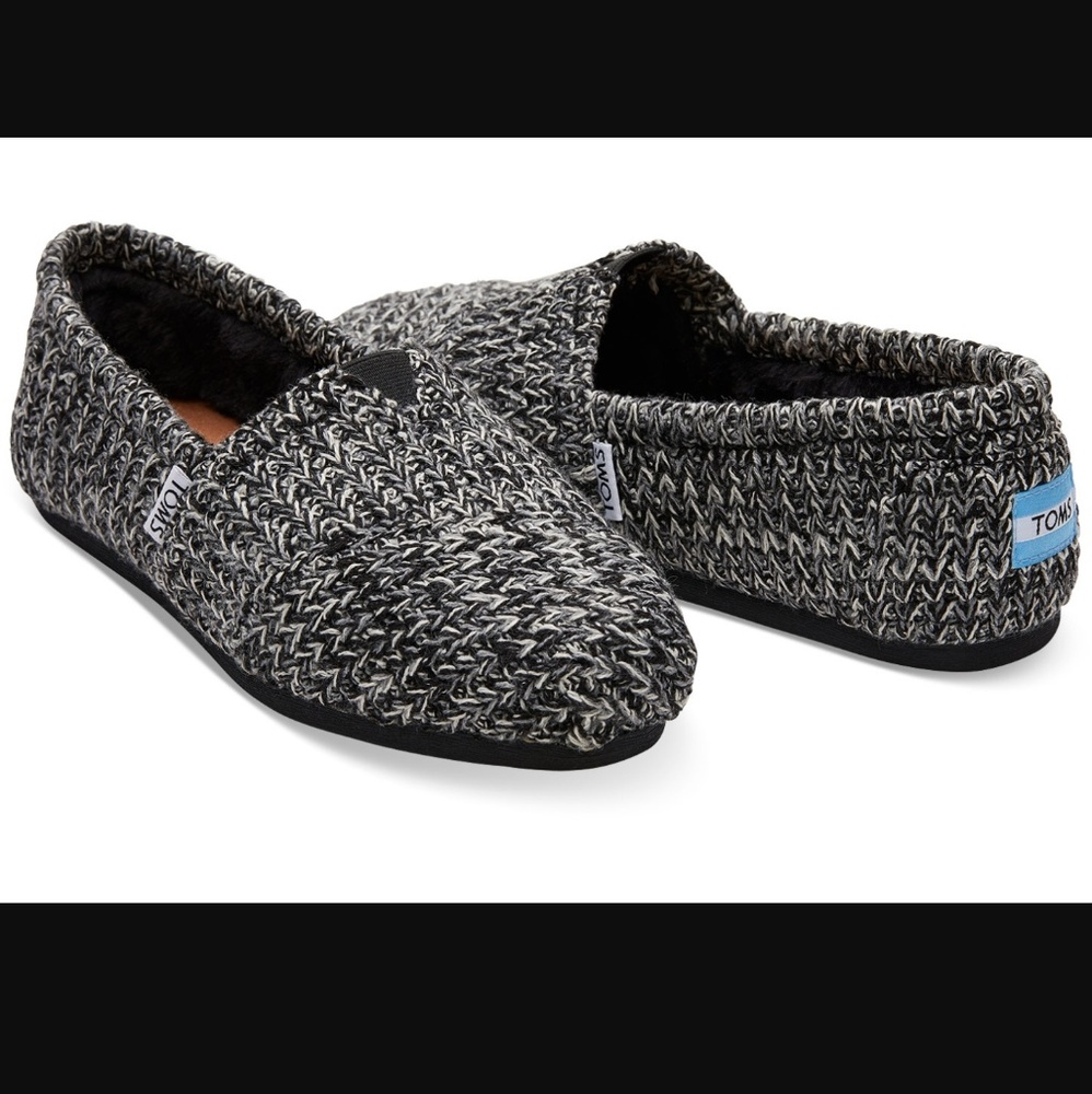 Toms Sweater Knit Slides (New in box)